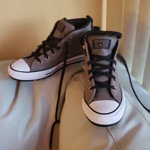 Converse Black and Gray High-Tops